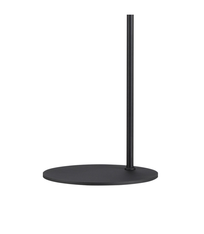 Greenport Floor Lamp 23cm x 18cm Shade 1 Light E27 Sand Black/Smoke Faded Glass Shade-7
