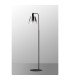 Greenport Floor Lamp 23cm x 18cm Shade 1 Light E27 Sand Black/Smoke Faded Glass Shade-9