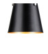 Greenport Table Lamp 16cm x 14cm Shade 1 Light E27 Sand Black/Black/Gold Metal Shade-12