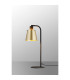 Greenport Table Lamp 16cm x 14cm Shade 1 Light E27 Sand Black/Brass/Gold Metal Shade-3