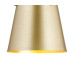 Greenport Table Lamp 16cm x 14cm Shade 1 Light E27 Sand Black/Brass/Gold Metal Shade-8
