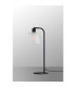 Greenport Table Lamp 16cm x 14cm Shade 1 Light E27 Sand Black/Frosted White Glass Shade-9