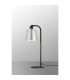 Greenport Table Lamp 16cm x 14cm Shade 1 Light E27 Sand Black/Light Grey/Silver Metal Shade-3