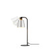 Greenport Table Lamp 16cm x 14cm Shade 1 Light E27 Sand Black/Light Grey/Silver Metal Shade-4