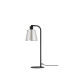 Greenport Table Lamp 16cm x 14cm Shade 1 Light E27 Sand Black/Light Grey/Silver Metal Shade-5