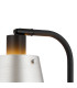 Greenport Table Lamp 16cm x 14cm Shade 1 Light E27 Sand Black/Light Grey/Silver Metal Shade-6