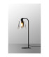 Greenport Table Lamp 16cm x 14cm Shade 1 Light E27 Sand Black/Smoke Faded Glass Shade-3