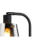 Greenport Table Lamp 16cm x 14cm Shade 1 Light E27 Sand Black/Smoke Faded Glass Shade-6