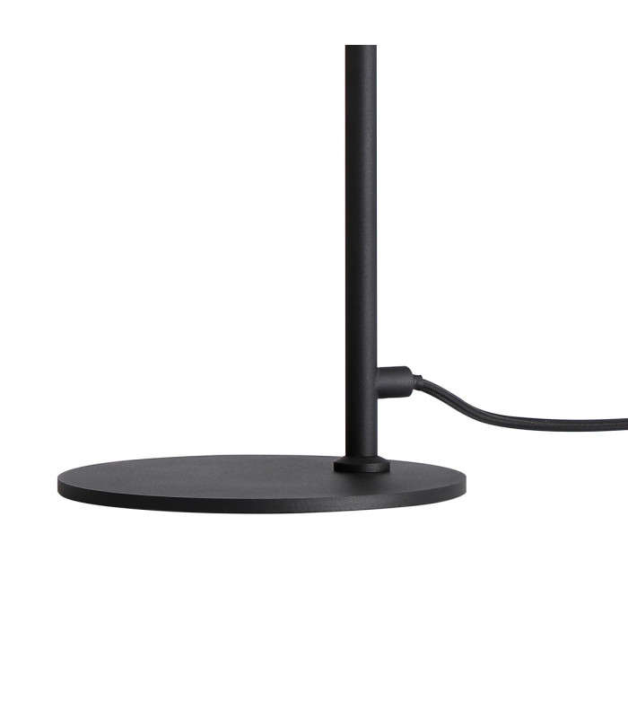 Greenport Table Lamp 16cm x 14cm Shade 1 Light E27 Sand Black/Smoke Faded Glass Shade-7