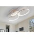 Integrated LED 3 Light Flush Ceiling Light White - 1