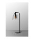 Greenport Table Lamp 16cm x 14cm Shade 1 Light E27 Sand Black/Smoke Faded Glass Shade-9