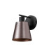 Greenport Wall Light Switched 16cm x 14cm Shade 1 Light E27 Sand Black/Brown/Copper Metal Shade-4