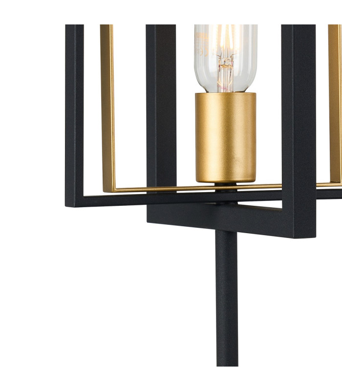 Canastota Table Lamp 1 x E27 Satin Black/Champagne Gold-8