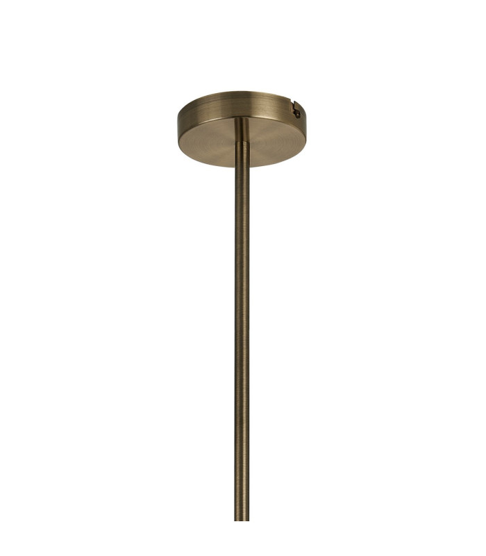Cincinnatus 65cm Multi Height Pendant 5 x G9 Antique Brass/Smoke Glass-5