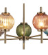 Cincinnatus 65cm Multi Height Pendant 5 x G9 Antique Brass/Amber/Blue/Moss Green/Blush Pink/Smoke Glass-6