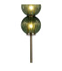 Cincinnatus 15cm Pendant 3 x G9 Antique Brass/Moss Green Glass-7