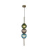 Cincinnatus 15cm Pendant 3 x G9 Antique Brass/Blue/Moss Green/Smoke Glass-1