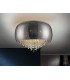 6 Light Crystal Flush Ceiling Light Chrome, G9 - 1