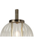 Cincinnatus Wall Lamp 1 x G9 Antique Brass/Clear Glass-5