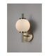 Cincinnatus Wall Lamp 1 x G9 Antique Brass/Opal Glass-3