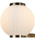 Cincinnatus Wall Lamp 1 x G9 Antique Brass/Opal Glass-8