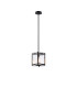 Saranac Multi Height Pendant/Semi Flush 1 Light E27 Matt Black-4