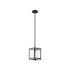 Saranac Multi Height Pendant/Semi Flush 1 Light E27 Matt Black-5