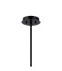 Saranac Multi Height Pendant/Semi Flush 1 Light E27 Matt Black-6