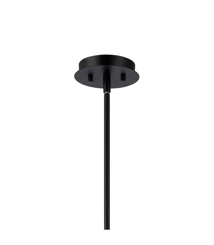 Saranac Multi Height Pendant/Semi Flush 1 Light E27 Matt Black-6