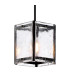 Saranac Multi Height Pendant/Semi Flush 1 Light E27 Matt Black-7