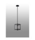Saranac Multi Height Pendant/Semi Flush 1 Light E27 Matt Black-8