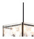 Saranac Multi Height Pendant/Semi Flush 4 Light E27 Matt Black-7