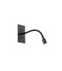 Malone USB Wall Lamp 1 Light Adjustable Switched Fits A Standard Double Socket Box 1 x 3W LED 3000K 270lm Satin Black -4