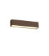 Woodstock Wall Lamp 1 x 9W LED 3000K 550lm IP65 Dark Brown/Frosted -5