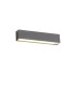 Woodstock Wall Lamp 1 x 9W LED 3000K 550lm IP65 Dark Grey/Frosted -1