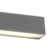 Woodstock Wall Lamp 1 x 9W LED 3000K 550lm IP65 Dark Grey/Frosted -7