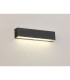 Woodstock Wall Lamp 1 x 9W LED 3000K 550lm IP65 Matt Black/Frosted -3