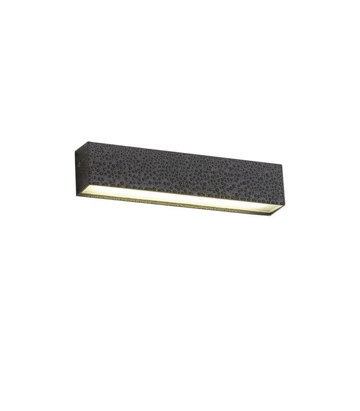 Woodstock Wall Lamp 1 x 9W LED 3000K 550lm IP65 Matt Black/Frosted -6