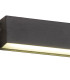 Woodstock Wall Lamp 1 x 9W LED 3000K 550lm IP65 Matt Black/Frosted -7