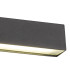 Woodstock Wall Lamp 1 x 9W LED 3000K 550lm IP65 Matt Black/Frosted -8