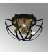 Whitehall 40cm Flush Ceiling 3 x E14 Gold/Black-11