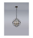 Whitehall 40cm Adjustable Rings Pendant 3 x E14 Gold/Black-3