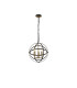 Whitehall 40cm Adjustable Rings Pendant 3 x E14 Gold/Black-4