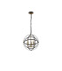 Whitehall 40cm Adjustable Rings Pendant 3 x E14 Gold/Black-5