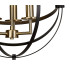 Whitehall 40cm Adjustable Rings Pendant 3 x E14 Gold/Black-7