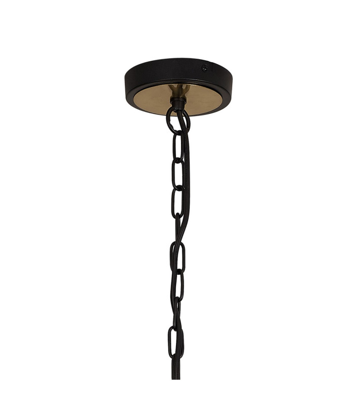 Whitehall 40cm Adjustable Rings Pendant 3 x E14 Gold/Black-8