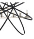 Whitehall Adjustable Rings Pendant Oval 6 x E14 Satin Nickel/Anthracite-6