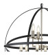 Whitehall 71cm Adjustable Rings Pendant 6+3 x E14 Satin Nickel/Anthracite-9