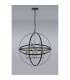 Whitehall 71cm Adjustable Rings Pendant 6+3 x E14 Satin Nickel/Anthracite-11