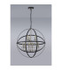 Whitehall 71cm Adjustable Rings Pendant 6+3 x E14 Satin Nickel/Anthracite-13